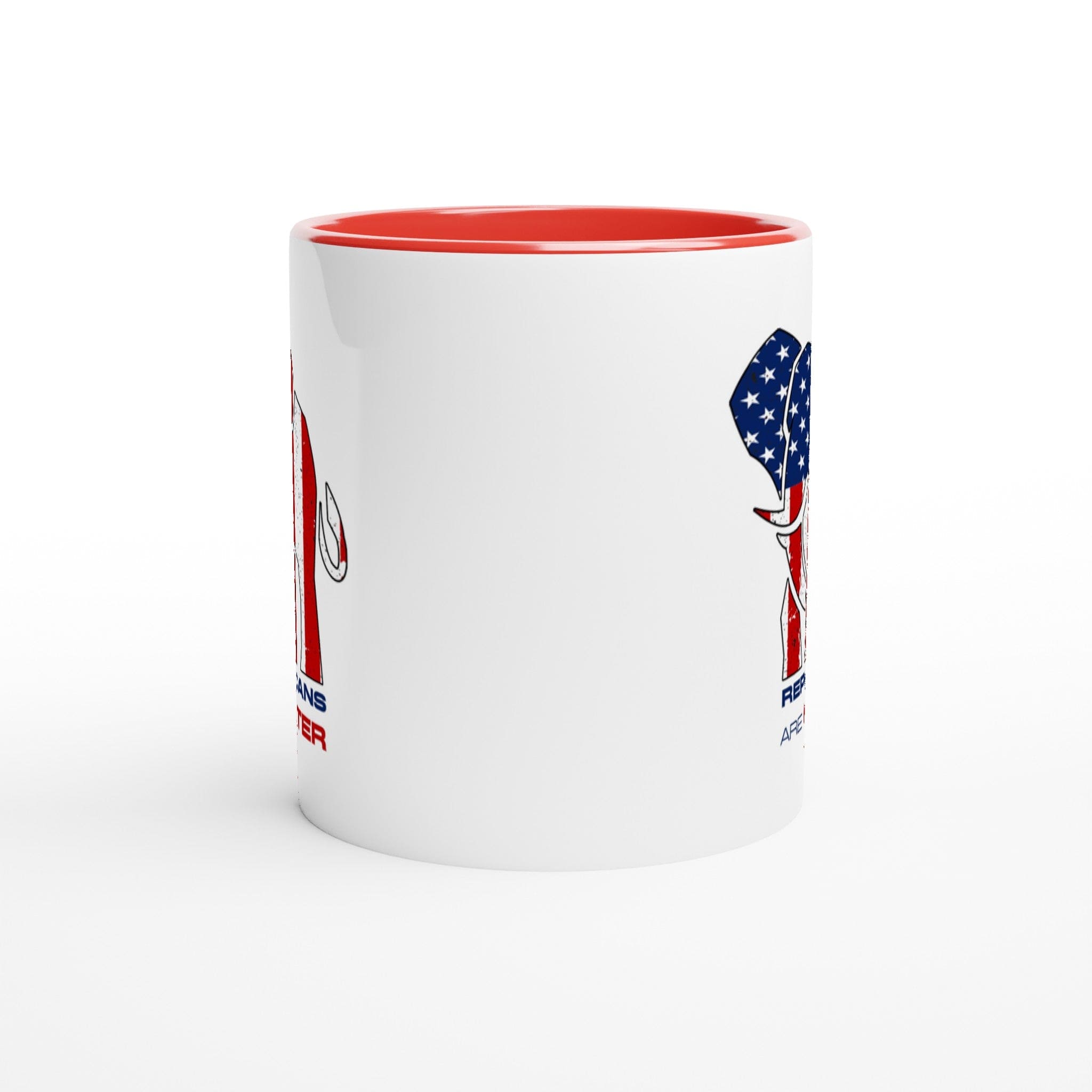 Patriot Pachyderm 11oz Ceramic Mug with Red Interior