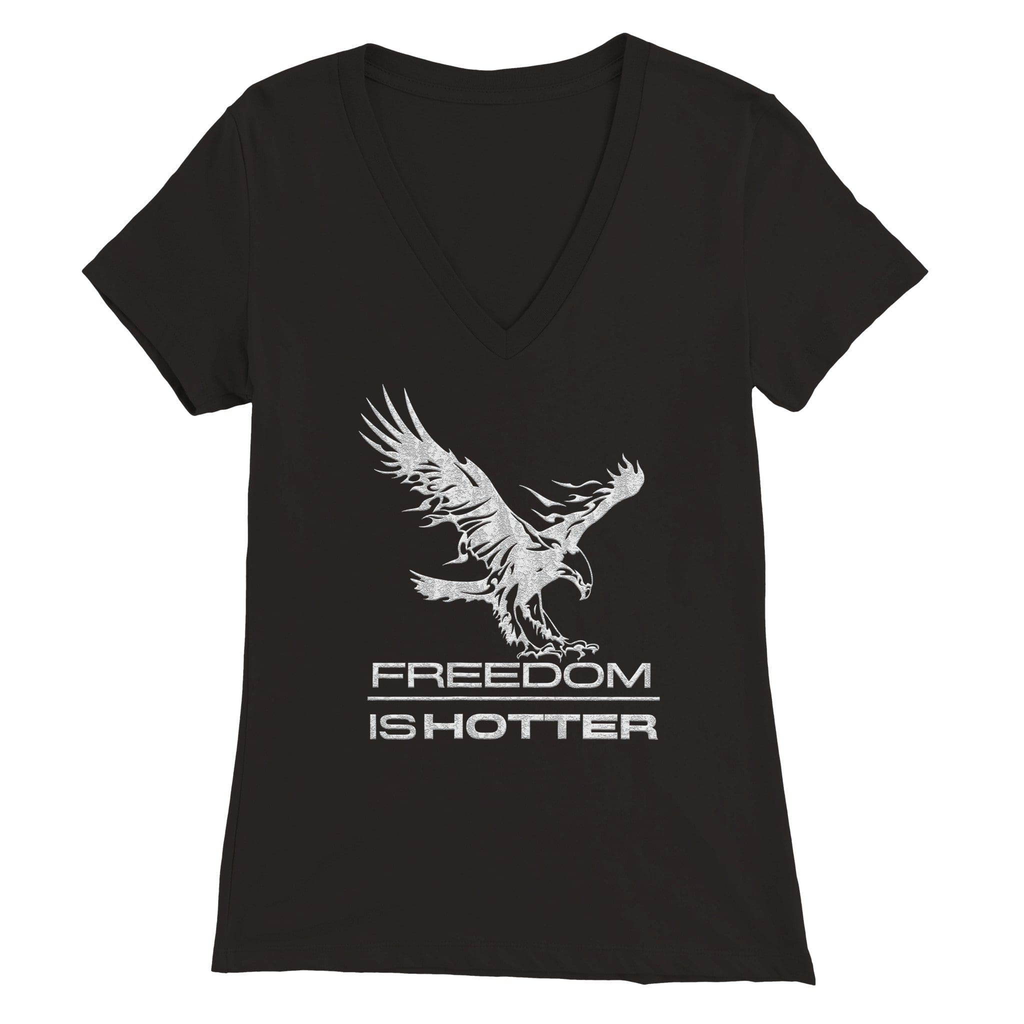 Talons of Freedom Womens V-Neck T-shirt