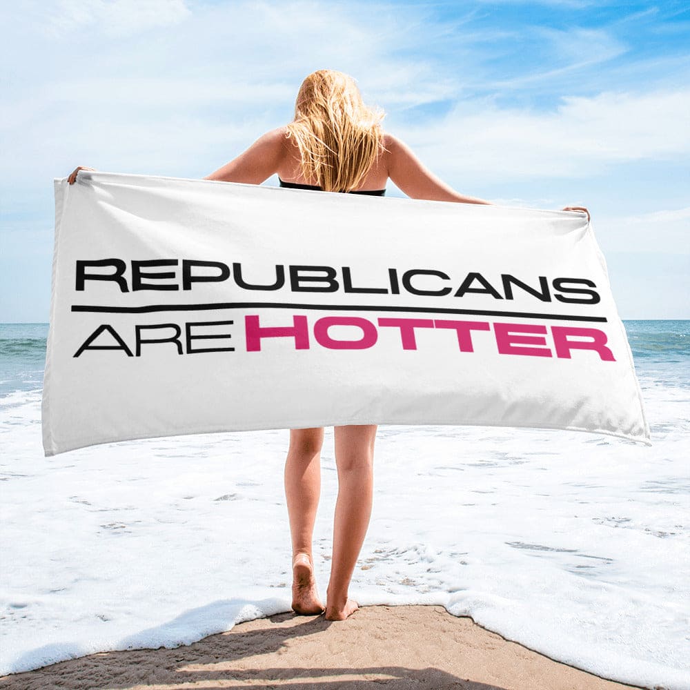 Classic Republicans are HOTTER Beach Towel