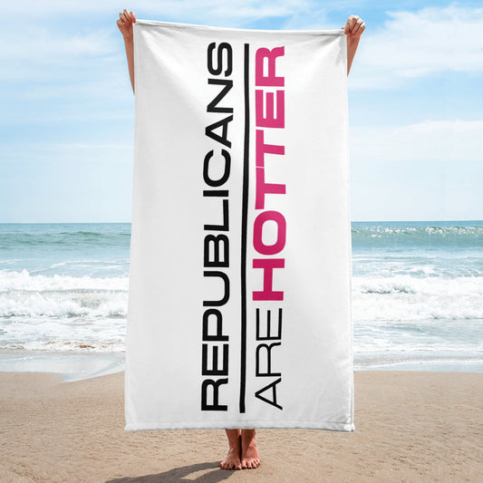 Classic Republicans are HOTTER Beach Towel